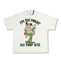 Pistachio i'm too much go find less boujee frog Urban Heavy Tee - MaliasSmallBusiness
