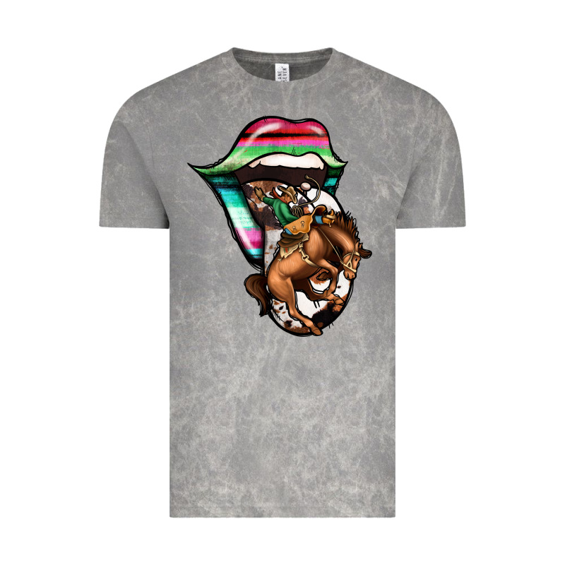 Serape Cowboy Tongue Vintage Tee by Jasminsmagicworld | Teevron