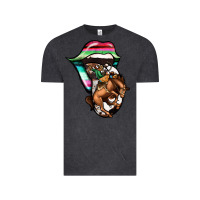 Vintage Black Serape Cowboy Tongue Vintage Tee - Jasminsmagicworld