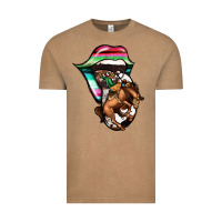 Vintage Coffee Serape Cowboy Tongue Vintage Tee - Jasminsmagicworld