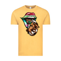 Vintage Mustard Serape Cowboy Tongue Vintage Tee - Jasminsmagicworld