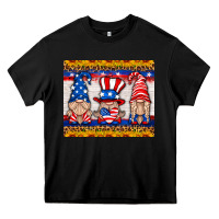 Black usa gnome mouse pad Heavy Core Tee - HRA Design Shop