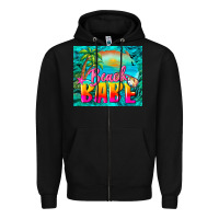 Black beach babe Zipper Hoodie - BarkalooDesign