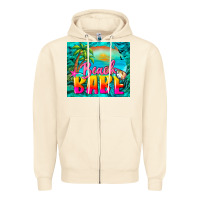 Sandshell beach babe Zipper Hoodie - BarkalooDesign