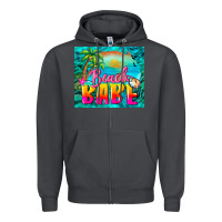 Smoke beach babe Zipper Hoodie - BarkalooDesign