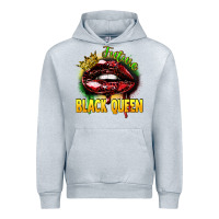 Heather Grey Future black queen Urban Hoodie - FaDigitalArtStudio