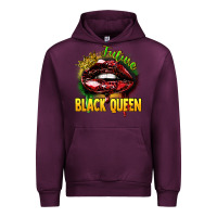 Mauve Wine Future black queen Urban Hoodie - FaDigitalArtStudio