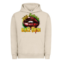 Pigment French Oak Future black queen Urban Hoodie - FaDigitalArtStudio