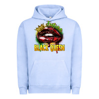 Pigment Grape Ice Future black queen Urban Hoodie - FaDigitalArtStudio