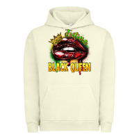 Pigment Pistachio Future black queen Urban Hoodie - FaDigitalArtStudio