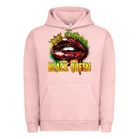 Pigment Salmon Future black queen Urban Hoodie - FaDigitalArtStudio