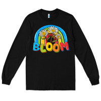 Black bloom Long Sleeve Tee - NancyCooperArtShop