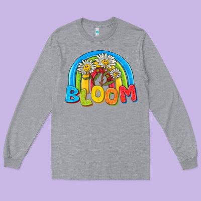 Bloom Long Sleeve Tee Designed By Nancycooperartshop