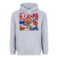 Heather Grey its in my dna dominican republic Heavyweight Hoodie - texasbilliewilder