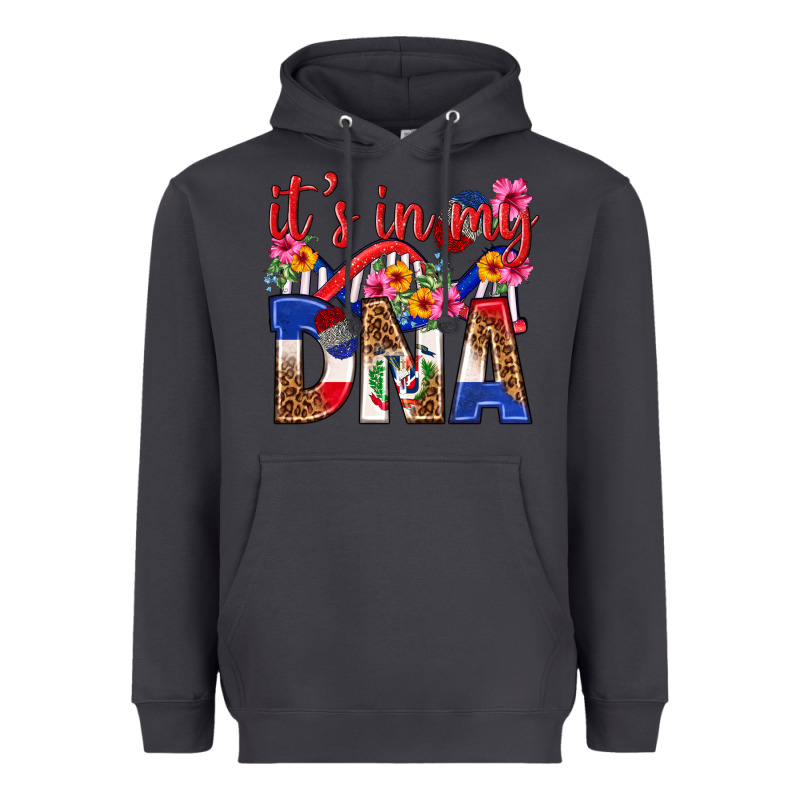 Its In My Dna Dominican Republic Heavyweight Hoodie by texasbilliewilder | Teevron