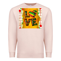 Pale Pink juneteenth love Premium Sweatshirt - TumblerDesignByShophia