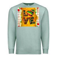Seafoam juneteenth love Premium Sweatshirt - TumblerDesignByShophia