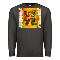 Smoke juneteenth love Premium Sweatshirt - TumblerDesignByShophia