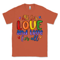 Copper all for love and love for all Classic Tee - MaliasSmallBusiness