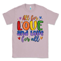 Lilac all for love and love for all Classic Tee - MaliasSmallBusiness