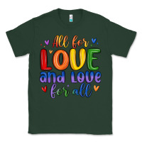 Sports Green all for love and love for all Classic Tee - MaliasSmallBusiness