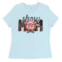 Baby Blue show mom Ladies Tee - SublimationCraftShop