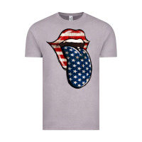 Vintage Zinc America 4th Of July Tongue Vintage Tee - Jasminsmagicworld