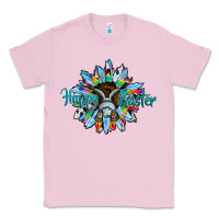 Bubblegum Pink happy easter sunflower Classic Tee - CowhideDigitalArt