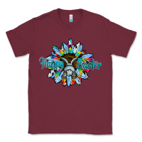 Burgundy happy easter sunflower Classic Tee - CowhideDigitalArt