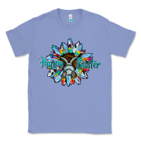 Colony Blue happy easter sunflower Classic Tee - CowhideDigitalArt