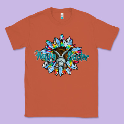 Happy Easter Sunflower Classic Tee Designed By Cowhidedigitalart