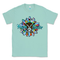Seafoam happy easter sunflower Classic Tee - CowhideDigitalArt