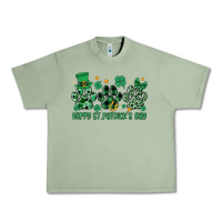 Oil Green happy st.patrick's day Urban Heavy Tee - MaliasSmallBusiness