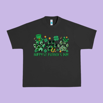 Happy St.patrick's Day Urban Heavy Tee Designed By Maliassmallbusiness