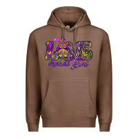Chestnut Love Mardi Gras with gnome Premium Hoodie - HowdyJamesFarm