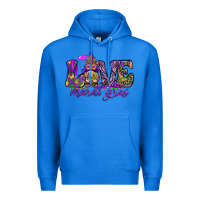 True Royal Love Mardi Gras with gnome Premium Hoodie - HowdyJamesFarm