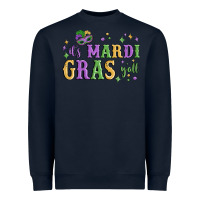 Navy it's mardi gras y'all Heavyweight Sweatshirt - MaliasSmallBusiness