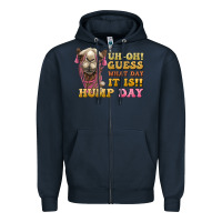 Navy guess what day it is hump day camel Zipper Hoodie - BarkalooDesign