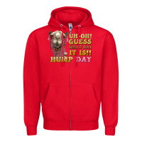 Red guess what day it is hump day camel Zipper Hoodie - BarkalooDesign