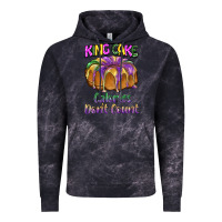 Cloud Black mardi gras king cage calories don't count Vintage Hoodie - BarkalooDesign