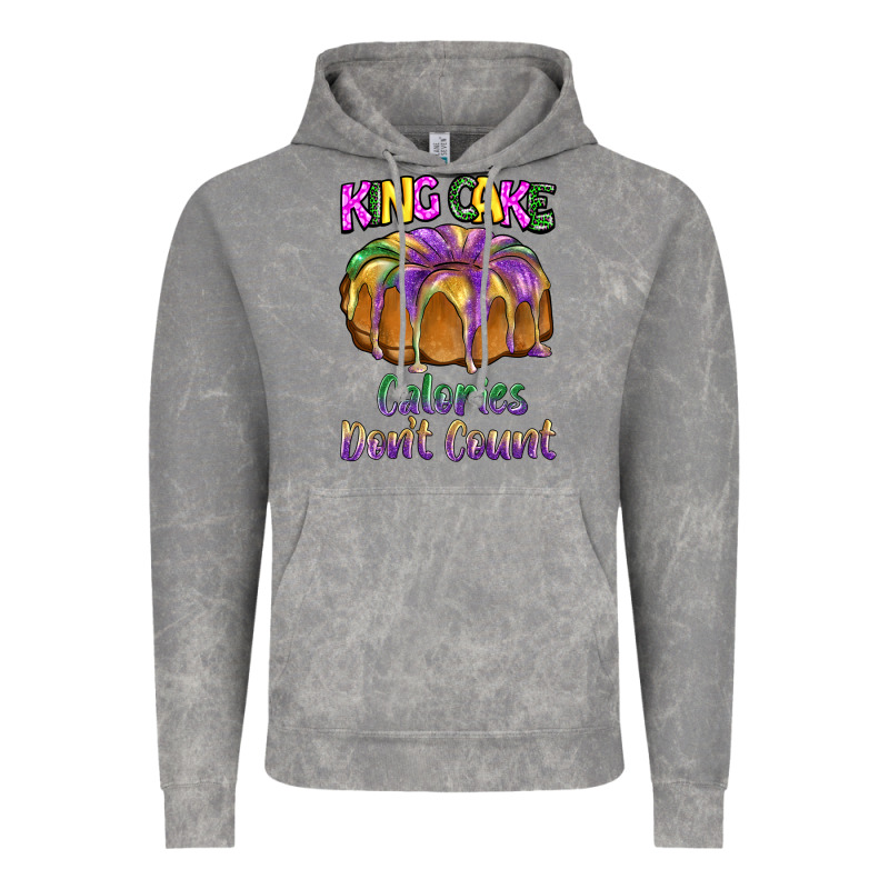 Mardi Gras King Cage Calories Don't Count Vintage Hoodie by BarkalooDesign | Teevron