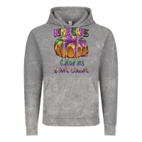 Cloud Rock mardi gras king cage calories don't count Vintage Hoodie - BarkalooDesign
