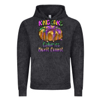 Vintage Black mardi gras king cage calories don't count Vintage Hoodie - BarkalooDesign