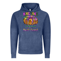 Vintage Denim mardi gras king cage calories don't count Vintage Hoodie - BarkalooDesign