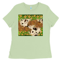 Matcha St. Patrick's Day shamrock tumbler Ladies Tee - Neo Western
