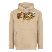 Mushroom Fall Teacher Heavyweight Hoodie - NancyCooperArtShop