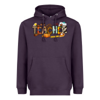 Plum Fall Teacher Heavyweight Hoodie - NancyCooperArtShop