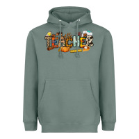 Sage Fall Teacher Heavyweight Hoodie - NancyCooperArtShop