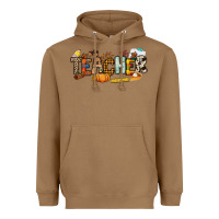 Toasted Coconut Fall Teacher Heavyweight Hoodie - NancyCooperArtShop