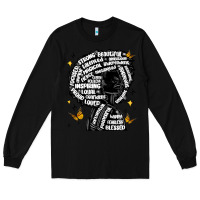 Black black woman quotes Long Sleeve Tee - MaliasSmallBusiness